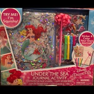 Little Mermaid Activity Kit (book, stickers, pen)